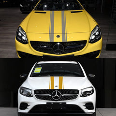 Hood Cover Sticker for Mercedes-Benz A / GLA / GLC / CLA 45 AMG W176 / C117 / W204 | Vinyl Decal