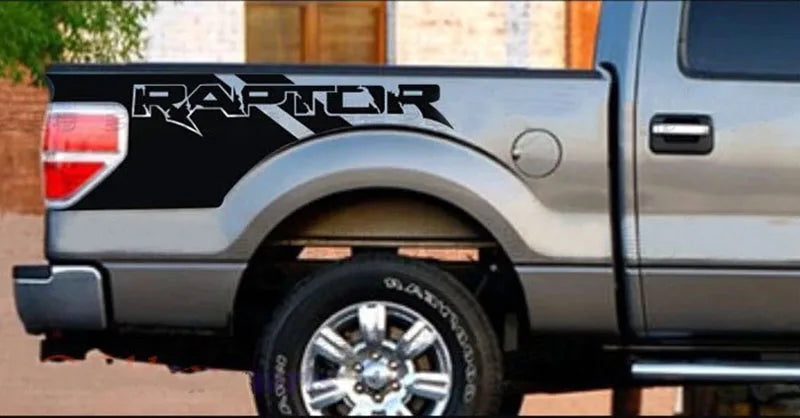 Matte Black SVT Body, Trunk & Tail Side Decal for Ford F-150 Raptor (2009–2014) | SVT Vinyl Graphics