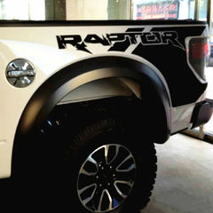 Matte Black SVT Body, Trunk & Tail Side Decal for Ford F-150 Raptor (2009–2014) | SVT Vinyl Graphics