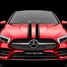 Cargar imagen en el visor de la galería, Hood Cover Sticker for Mercedes-Benz A / GLA / GLC / CLA 45 AMG W176 / C117 / W204 | Vinyl Decal