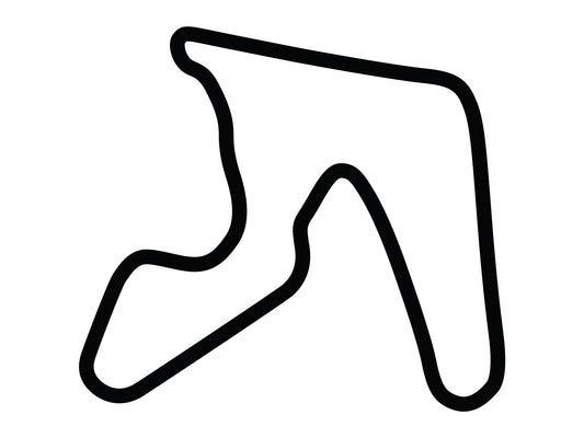 Hallett Motor Racing Circuit Decal