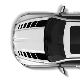 Hash stripes hood decals graphics compatible with Dodge Ram