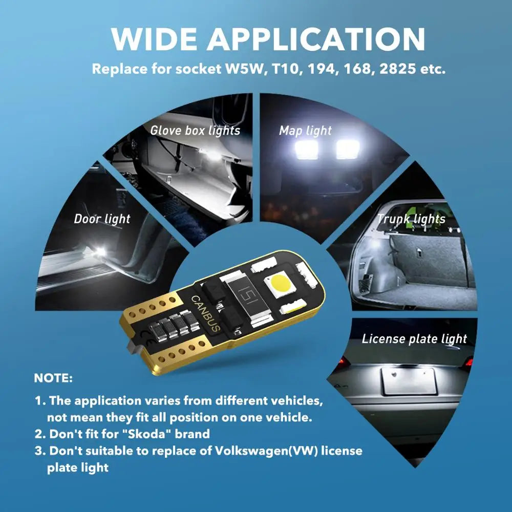 W5W T10 2825 Canbus LED for Mercedes-Benz Vito/V-Class | 2pc Parking