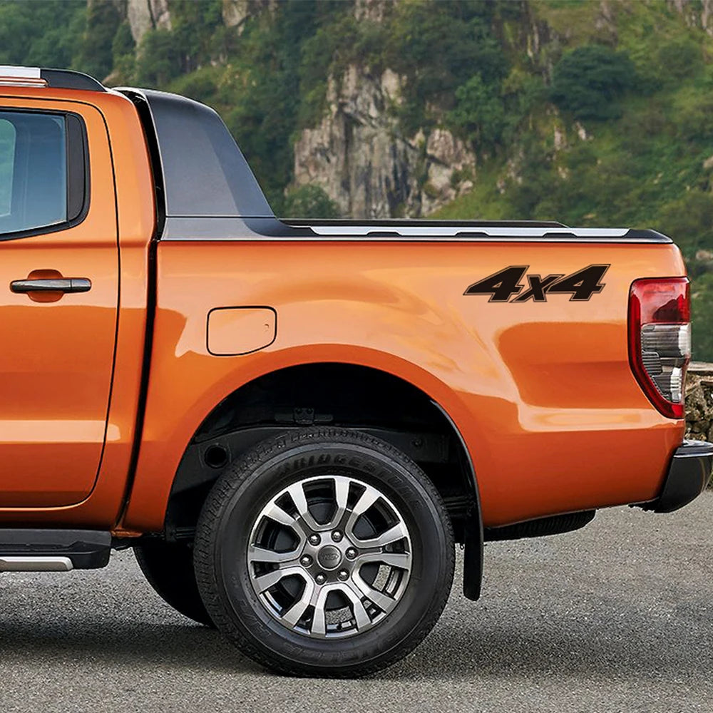 4x4 Door Side & Tailgate Decal for Nissan Navara | 2-Piece Pickup Vinyl Film Cover