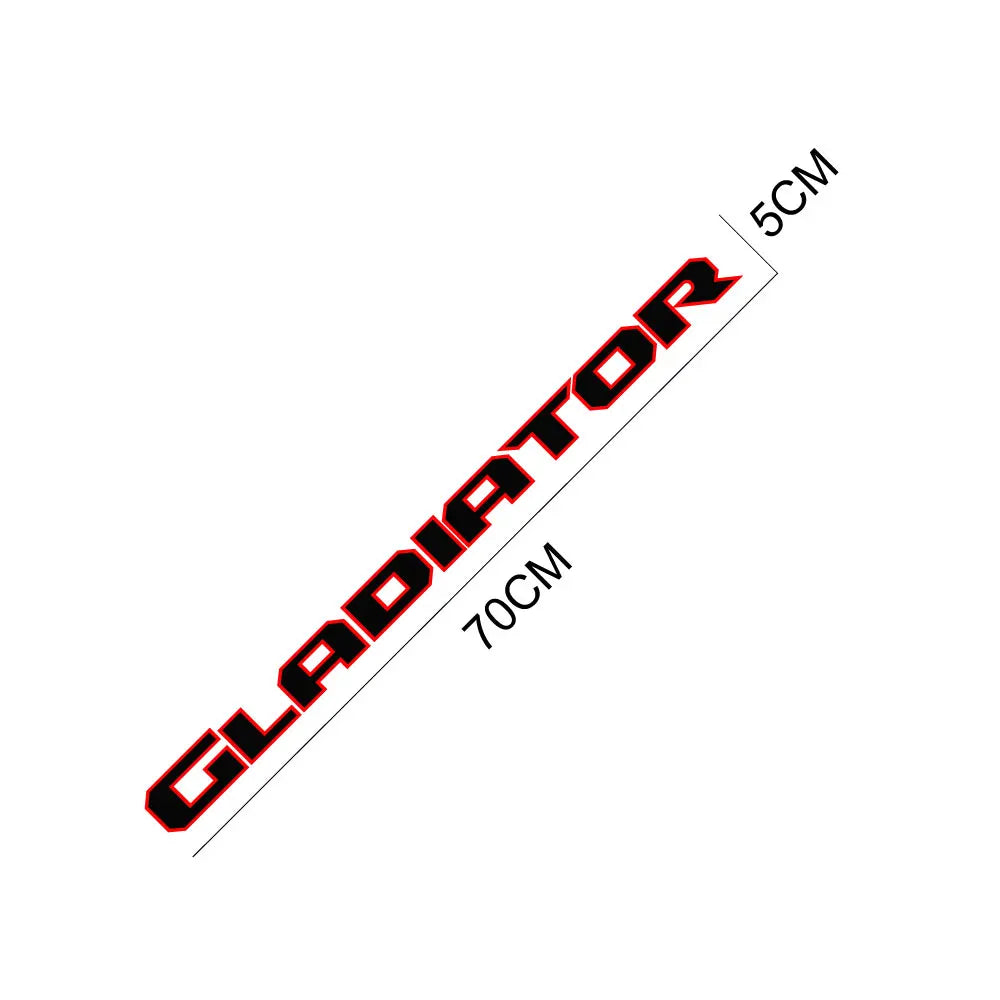 Hood & Side Decal for Jeep Gladiator JT | Engine Hood Truck Sticker Graphic Vinyl