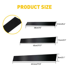 Black Exterior Door Window Pillar Post for Honda CR-V (2007–2011) | 6pc