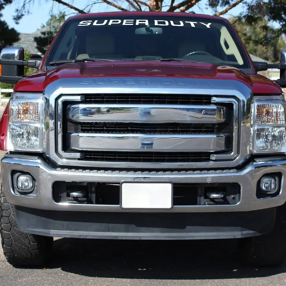 Front Windshield Logo Decal for Ford Super Duty F-250 / F-350 | Vinyl Truck Graphic Cover