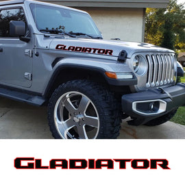 Hood & Side Decal for Jeep Gladiator JT | Engine Hood Truck Sticker Graphic Vinyl