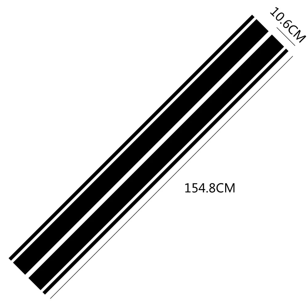 Hood Cover Sticker for Mercedes-Benz A / GLA / GLC / CLA 45 AMG W176 / C117 / W204 | Vinyl Decal