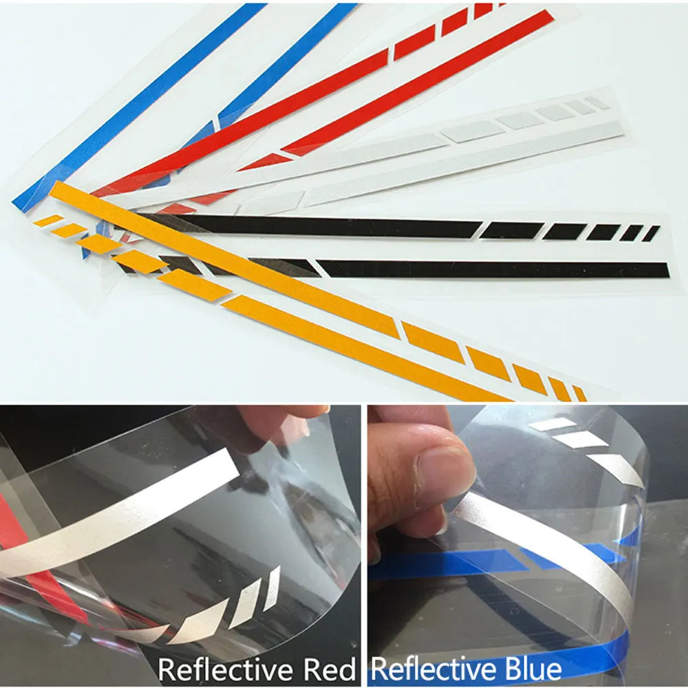 DSYCAR Rearview Mirror Reflective Decal Vinyl Stripe Sticker for Mercedes-Benz W204 / W212 / W117 / W176