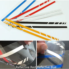DSYCAR Rearview Mirror Reflective Decal Vinyl Stripe Sticker for Mercedes-Benz W204 / W212 / W117 / W176