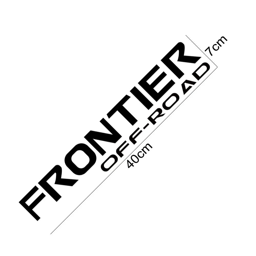 Trunk Bed Side Graphic Decal for Nissan Frontier | 2-Piece Pickup Vinyl Sticker
