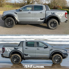Custom Off-Road Body Modification Vinyl Kit for Ford Ranger Raptor | KK Sport Wrap
