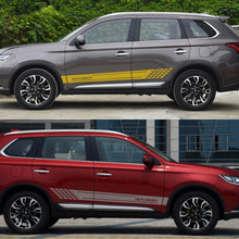 Load image into Gallery viewer, Door Side Skirt Stripe Decal for Mitsubishi Outlander | 2-Piece Vinyl Sticker Kit
