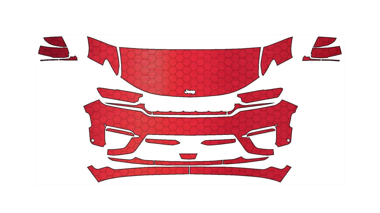 Jeep Grand Cherokee (2022–2025) Front Paint Protection Film Kit | Pre-Cut PPF