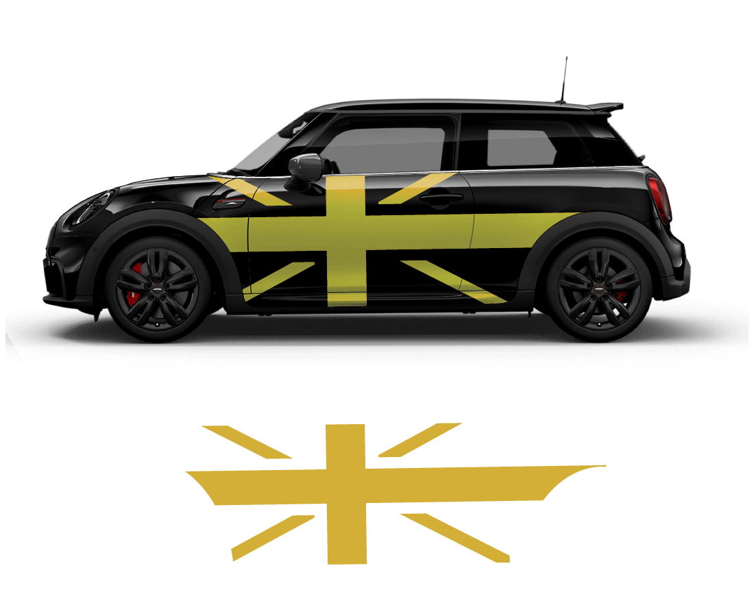Mini Cooper Flag Side Graphics
