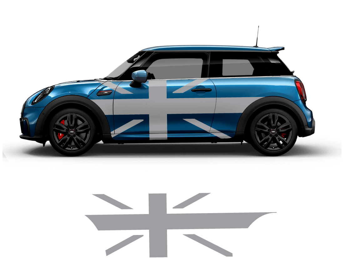 Mini Cooper Flag Side Graphics