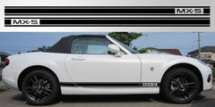 Mazda Miata MX-5 Triple Stripe Decal Graphic