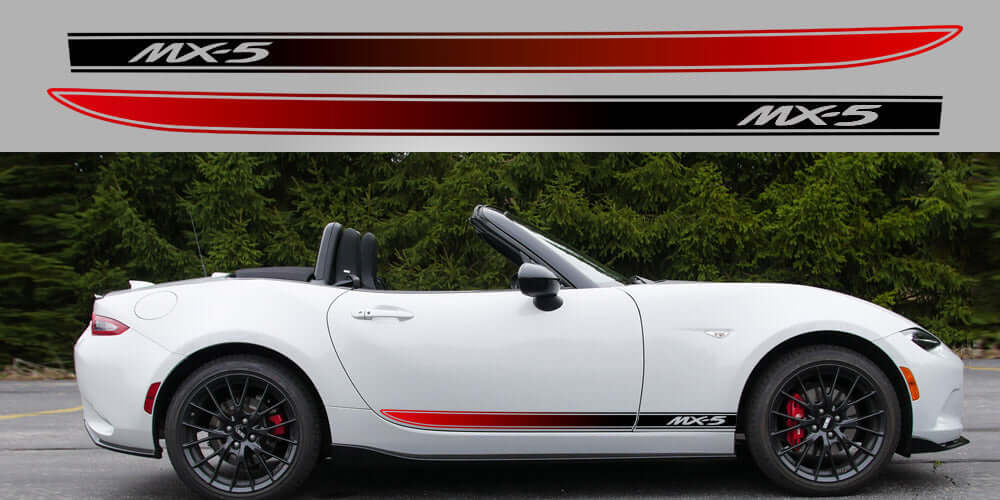 Mazda Miata MX-5 ND Fade Stripe