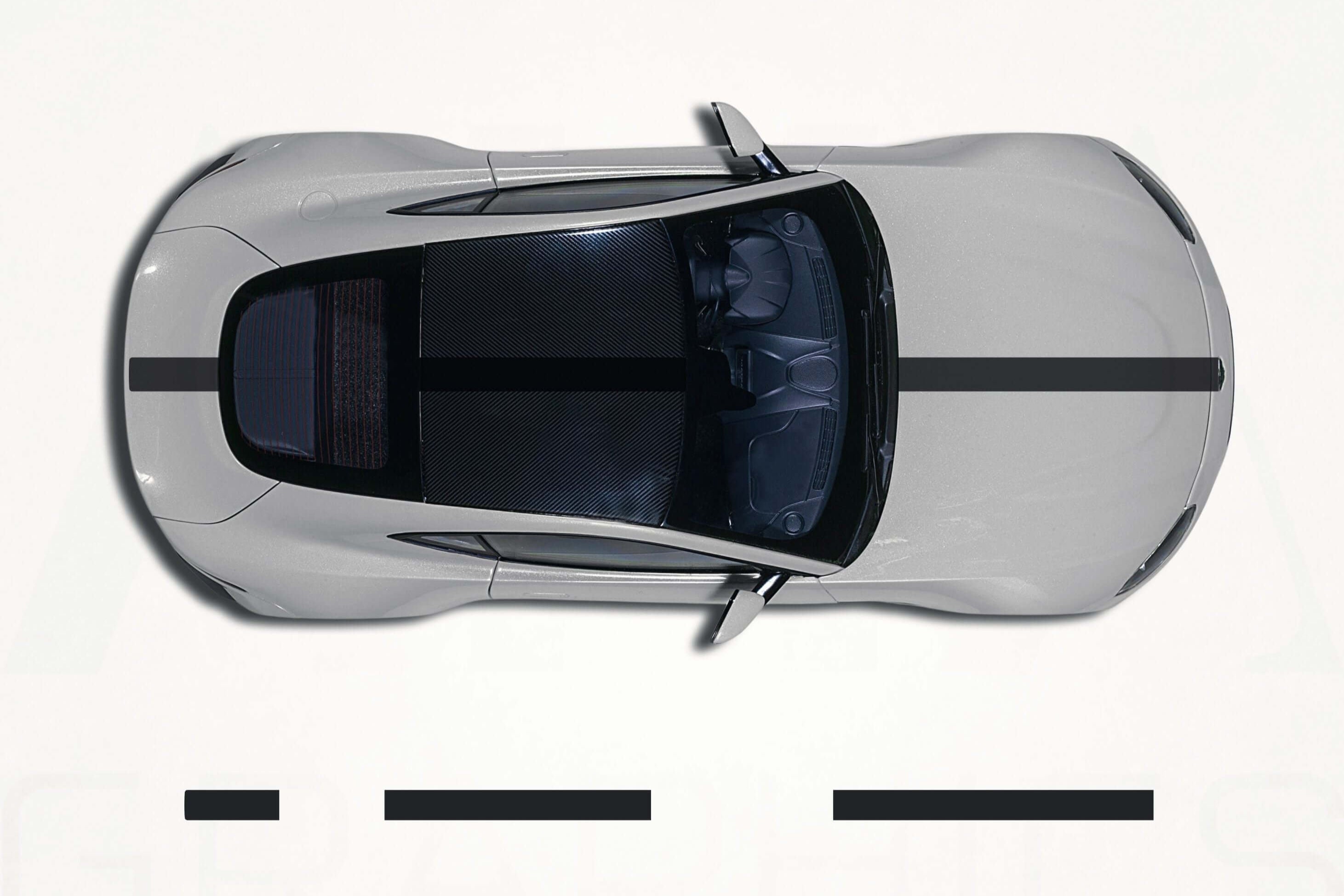 Aston Martin Vantage Center Stripes Decals