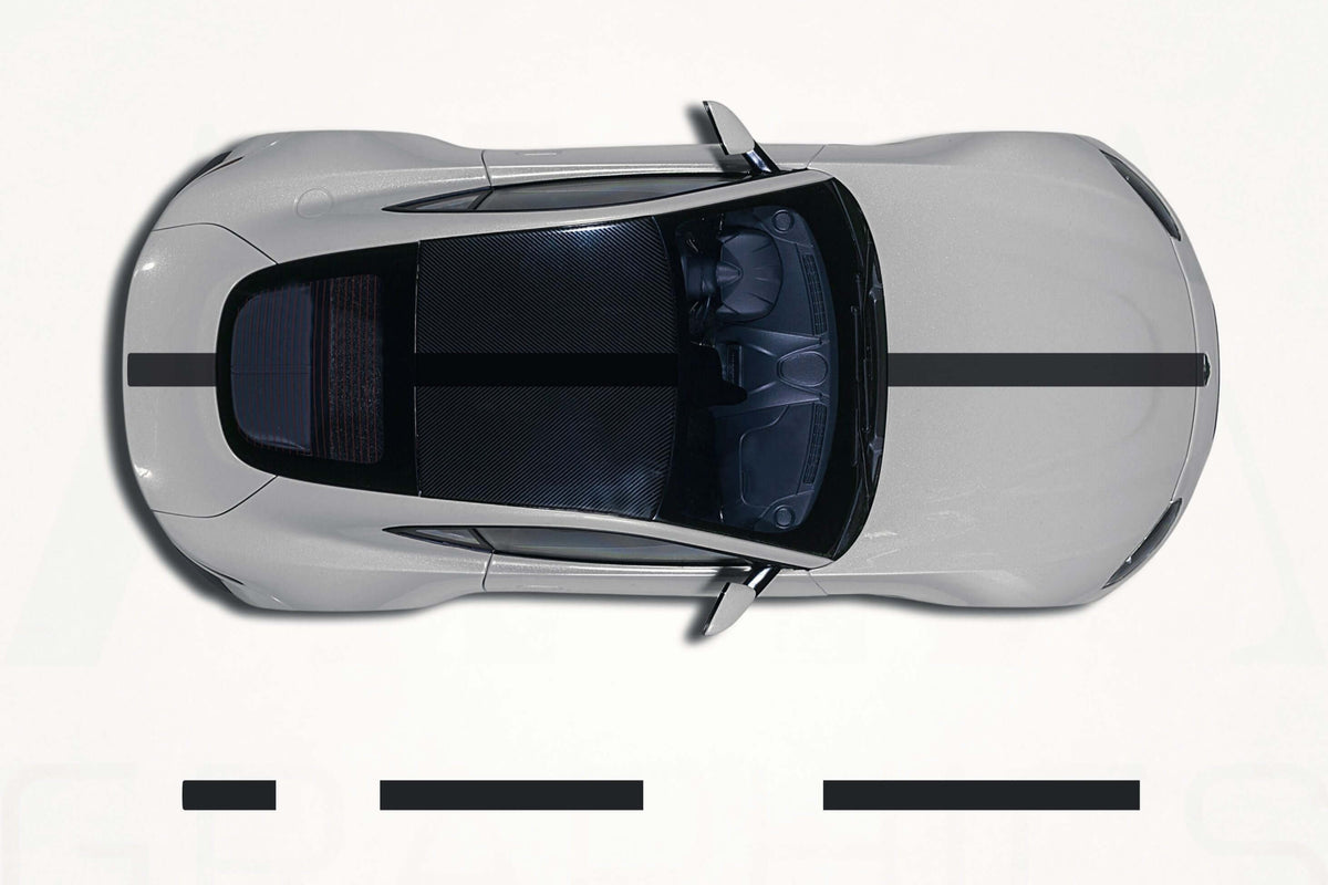Aston Martin Vantage Center Stripes Decals
