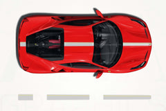 Ferrari 488 GTB Center Stripes Decals
