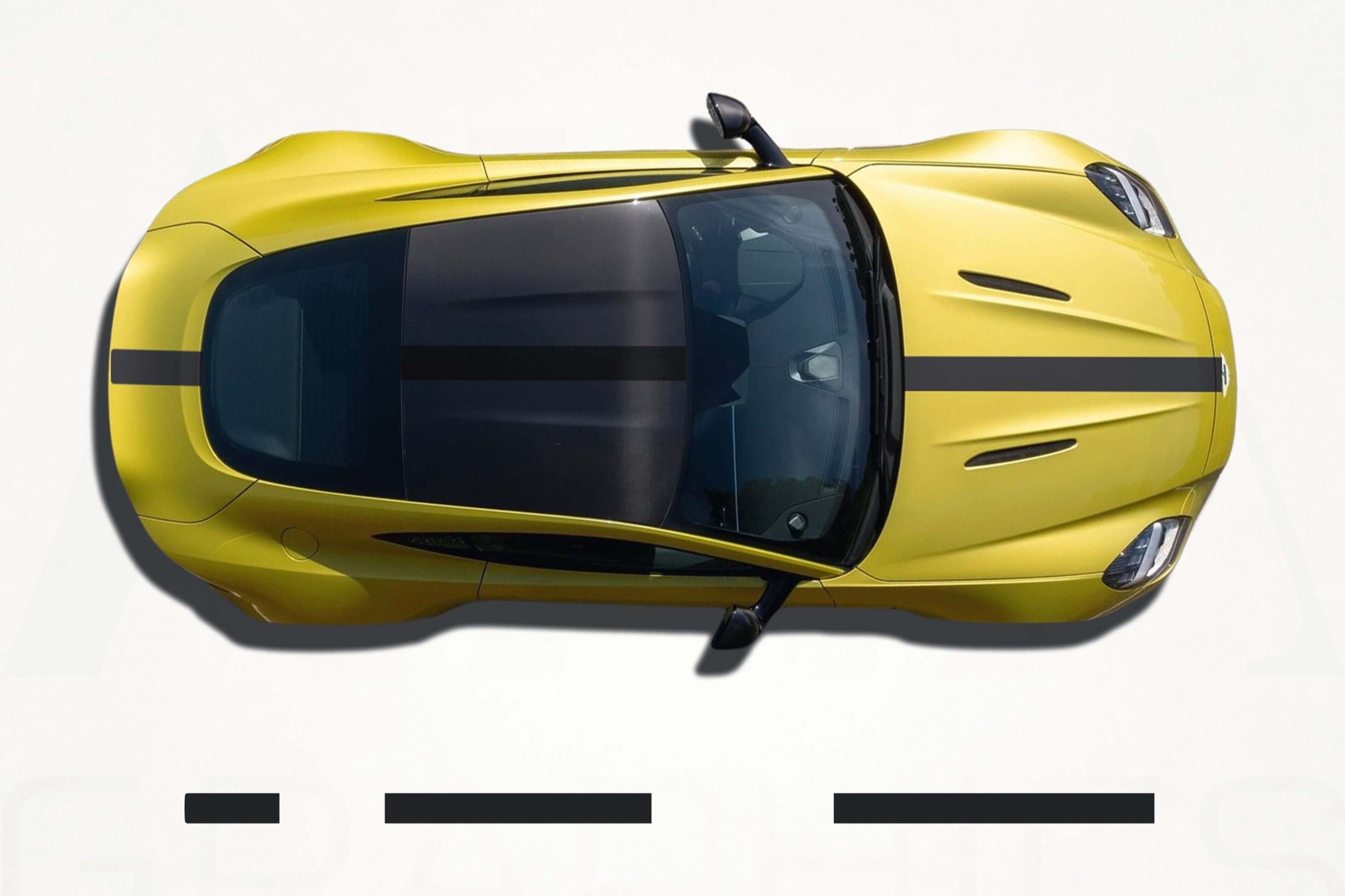 Aston Martin Vantage Center Stripes Decals