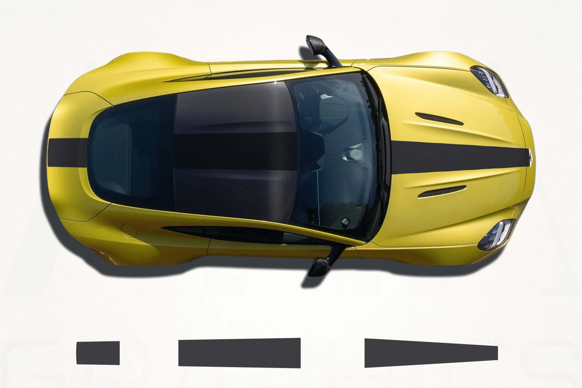 Aston Martin Vantage Center Stripes Decals