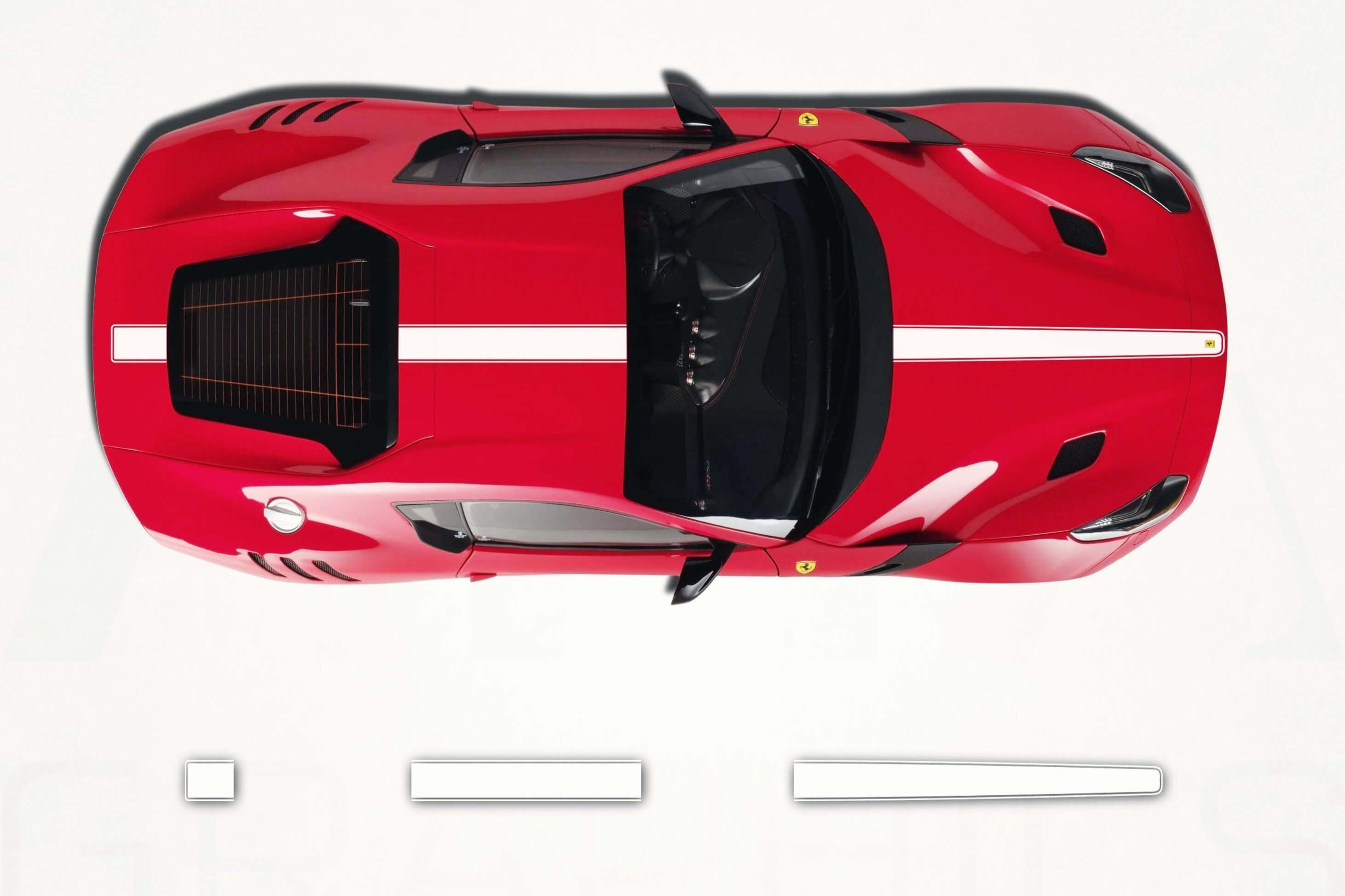 Ferrari F12 Berlinetta Center Stripes Decals