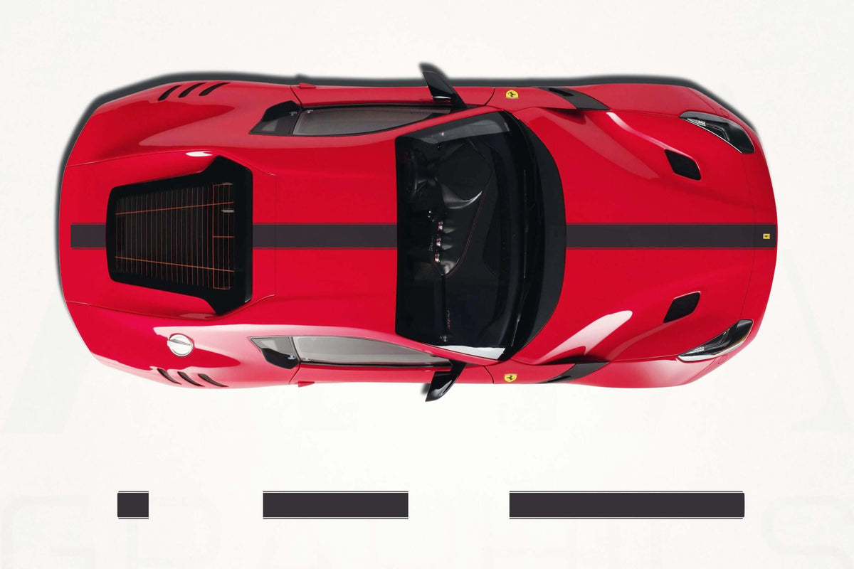 Ferrari F12 Berlinetta Center Stripes Decals