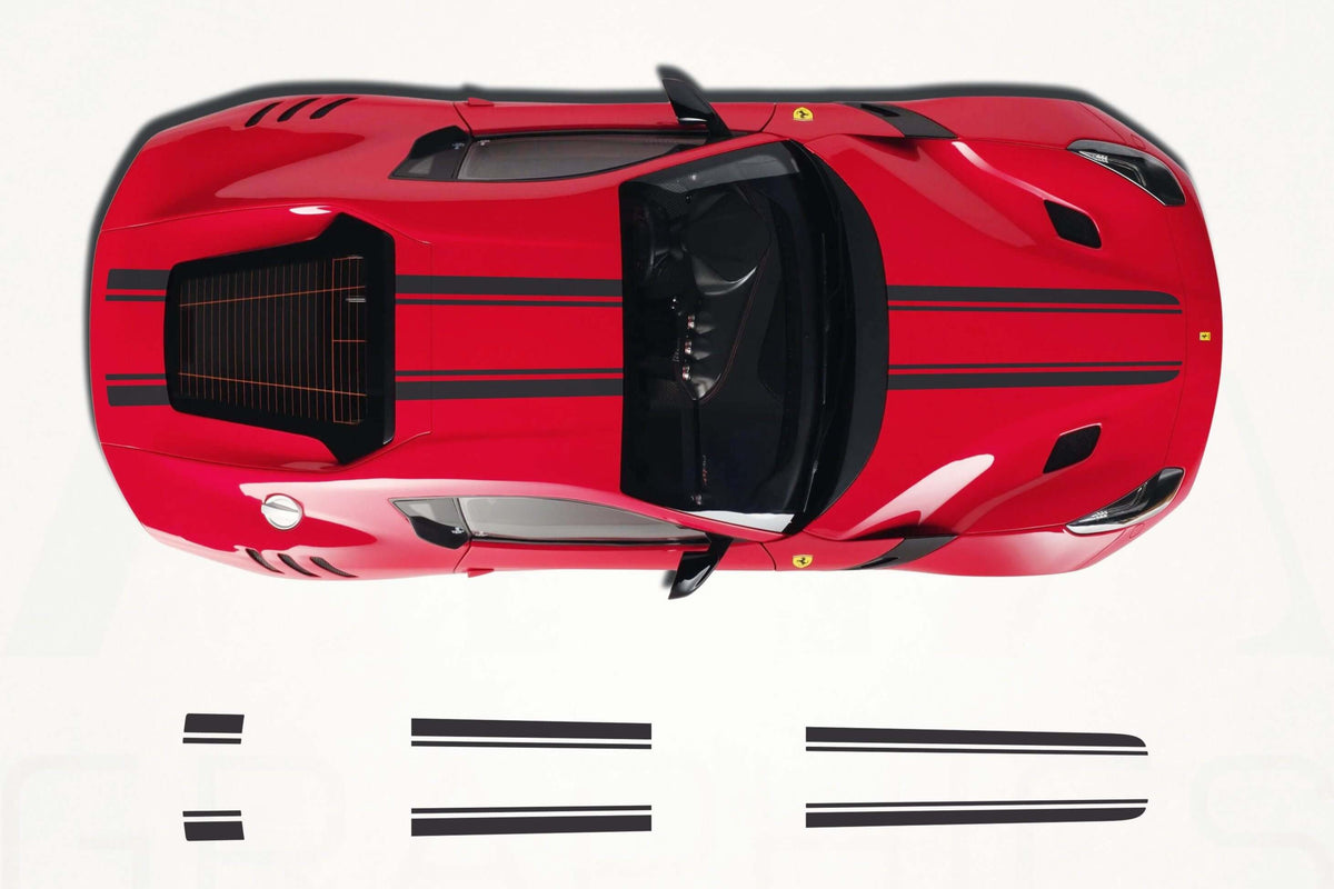 Ferrari F12 Berlinetta Center Stripes Decals