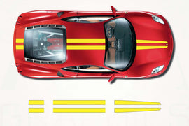 Calcomanías de franjas centrales del Ferrari F430