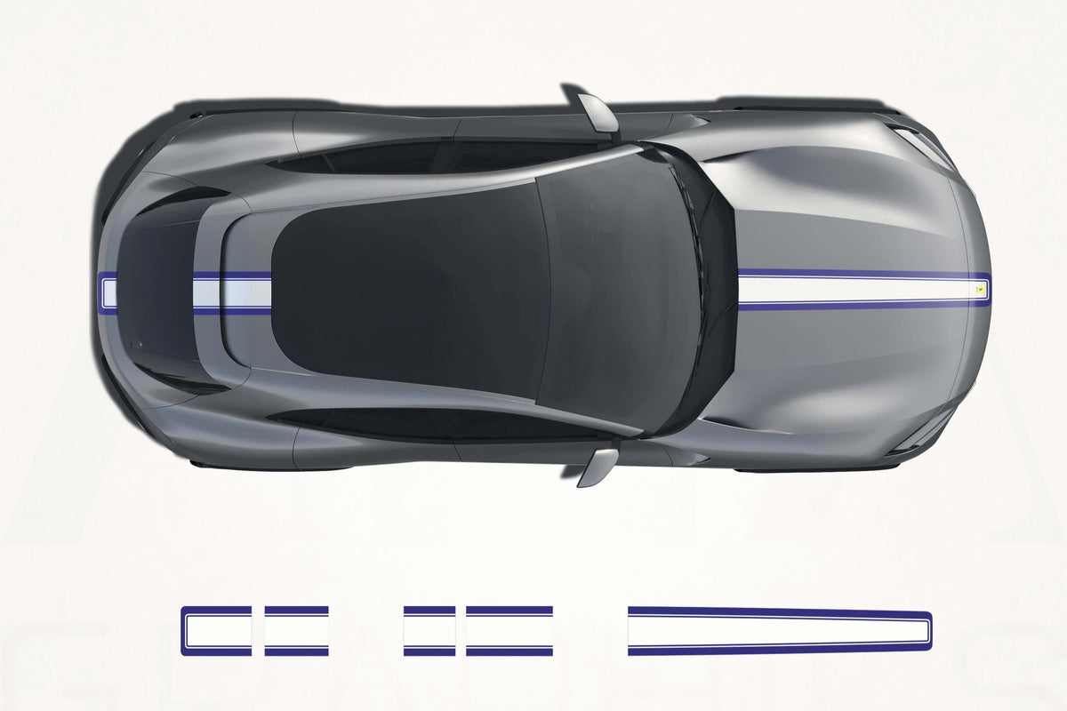 Calcomanías de rayas centrales Ferrari Purosangue