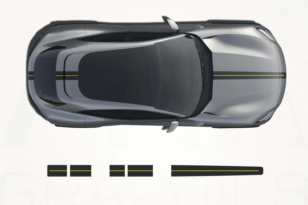 Ferrari Purosangue Center Stripes Decals