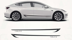 Tesla Model 3 Side Stripes Decals