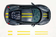 Cargar imagen en el visor de la galería, Calcomanías de rayas centrales Ferrari 488 Pista