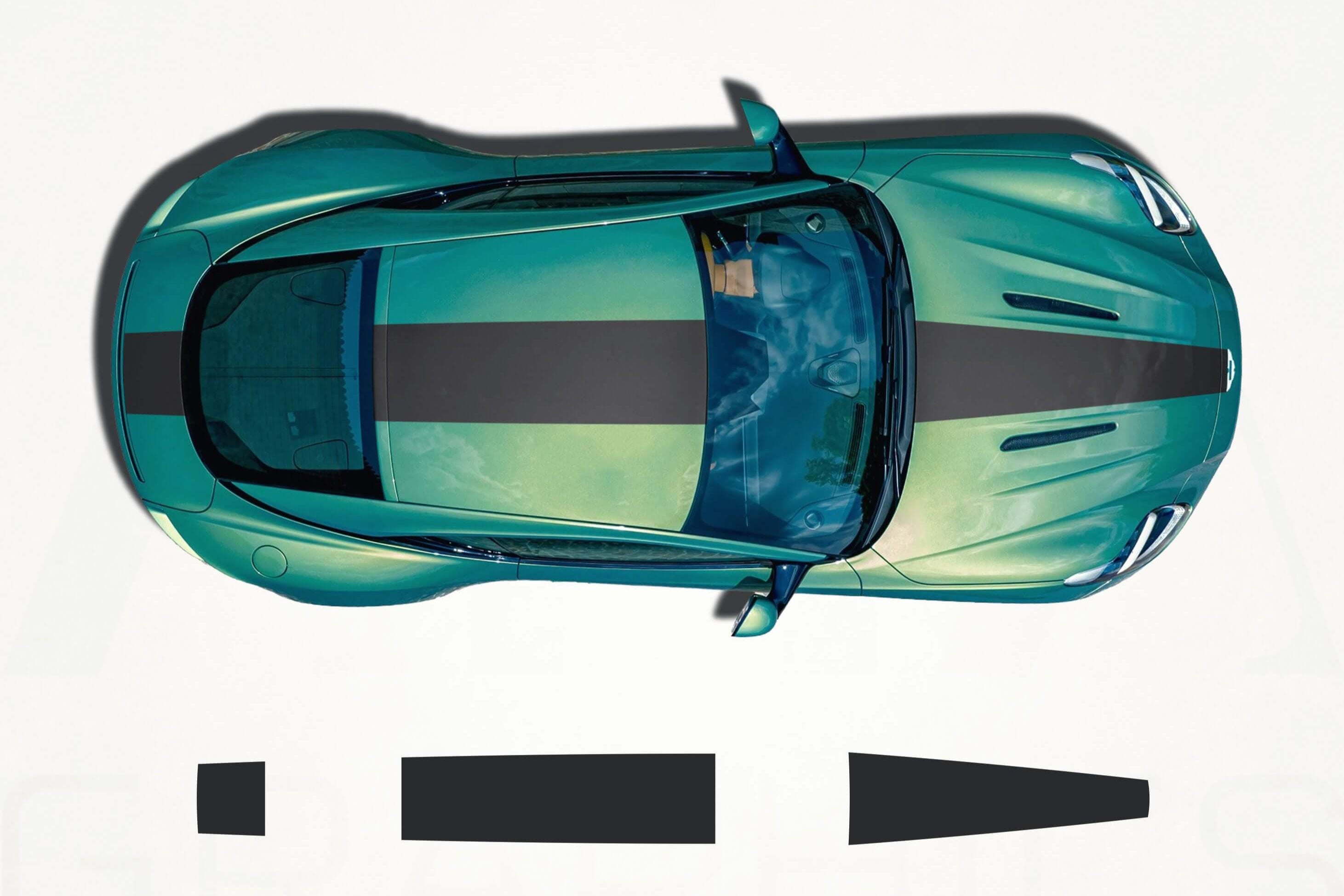 Aston Martin DB12 Center Stripes Decals