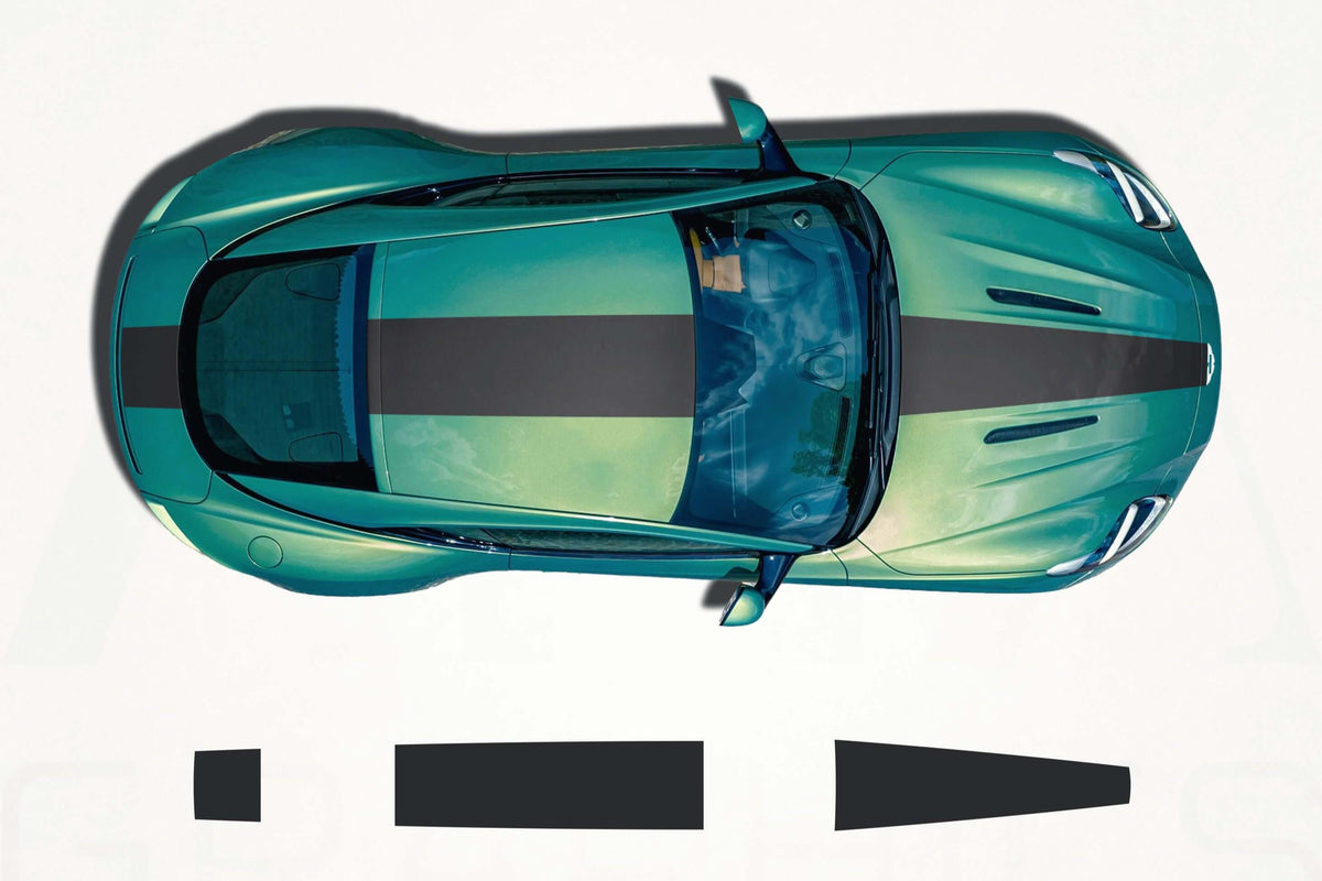 Aston Martin DB12 Center Stripes Decals