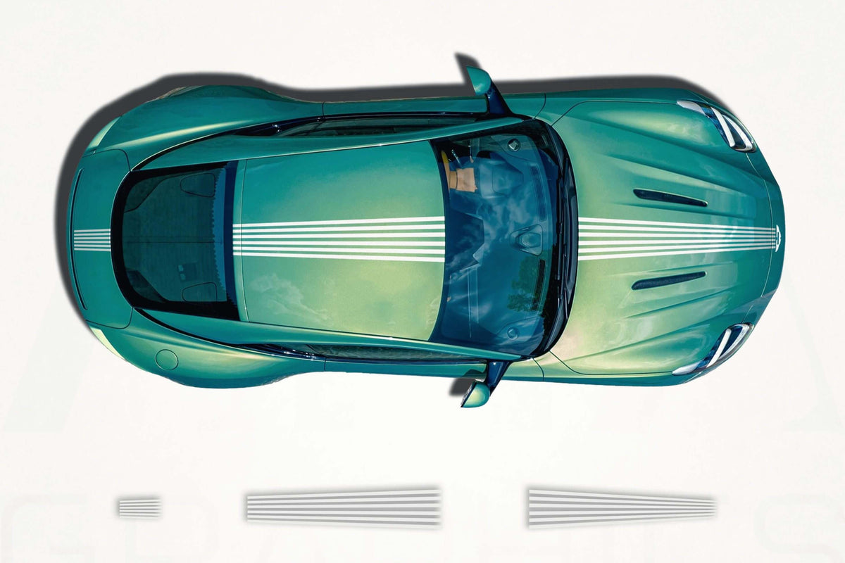 Aston Martin DB12 Center Stripes Decals
