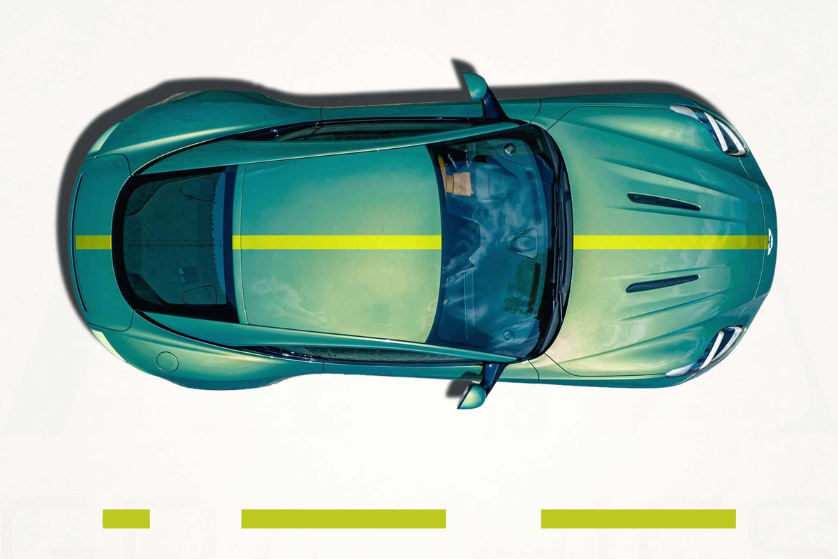Aston Martin DB12 Center Stripes Decals