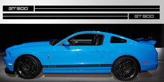 Mustang GT 500 Double Stripe Vinyl Decal Version 2