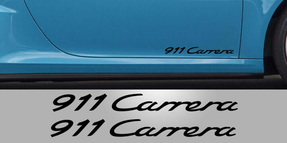 Carrera Door Decals