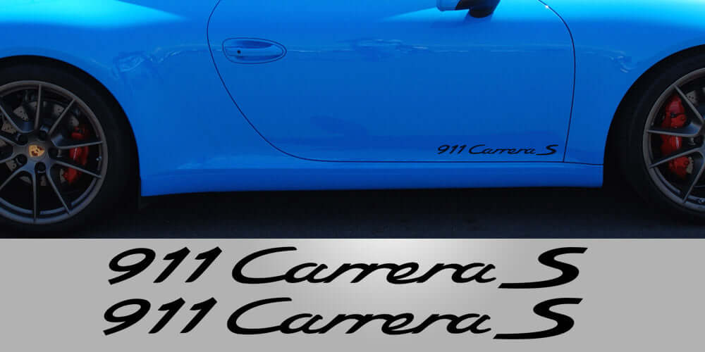 Carrera S Door Decals