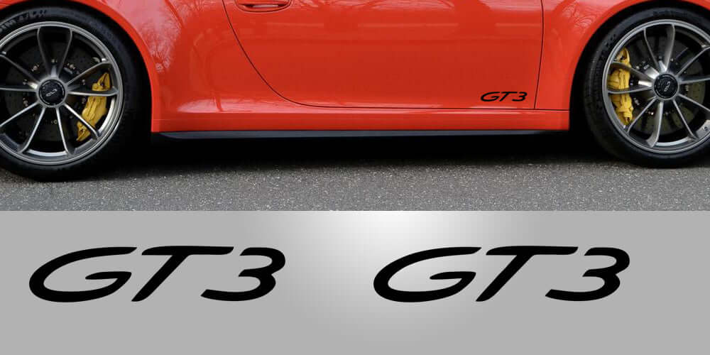 GT3 Door Decals