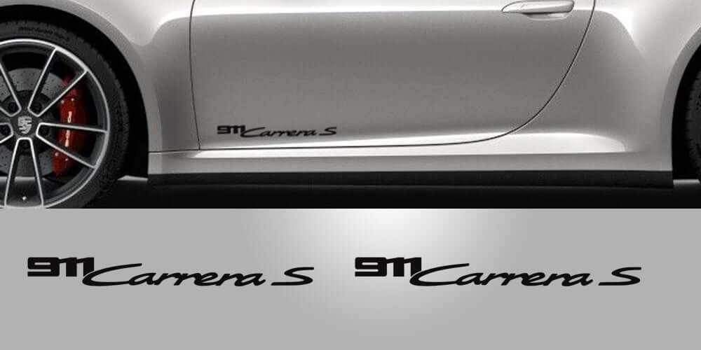 992 Carrera S Door Decals
