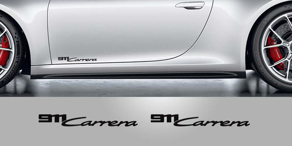 992 Carrera Door Decals