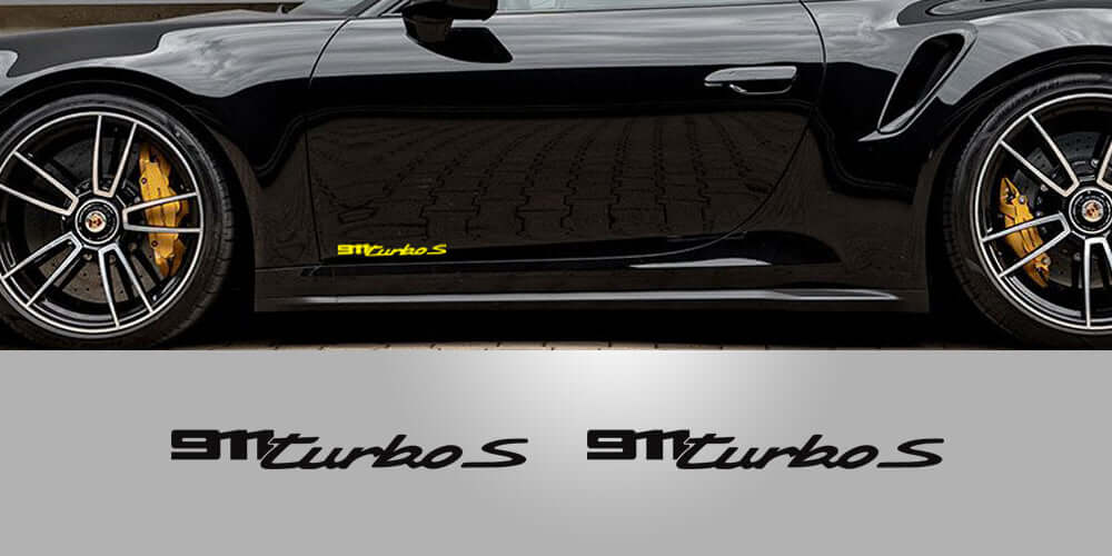 992 Turbo S  Door Decals