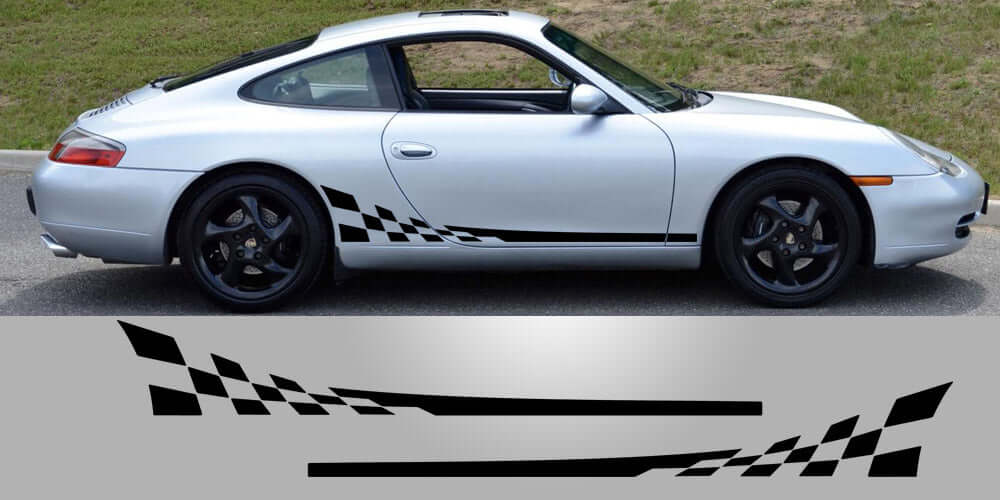 996 Checkered Side Decals