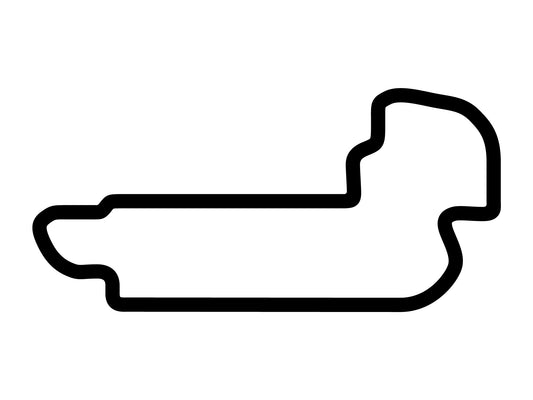 Indianapolis Motor Speedway Road Course Circuit Decal