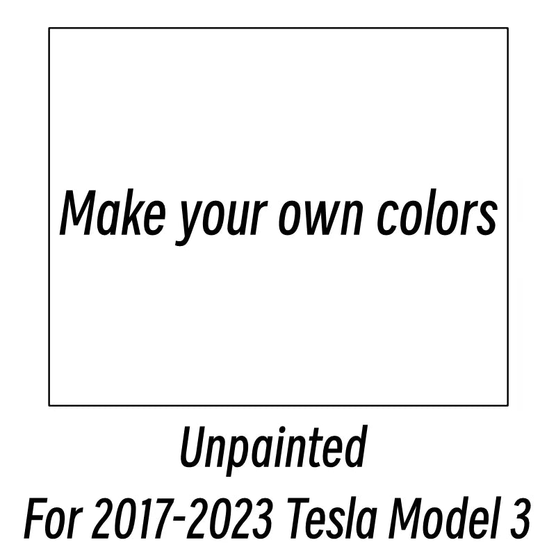 Ducktail Lip Spoiler for Tesla Model 3 (2017–2023) | Rear Trunk Lid Boot Wing — Body Kit
